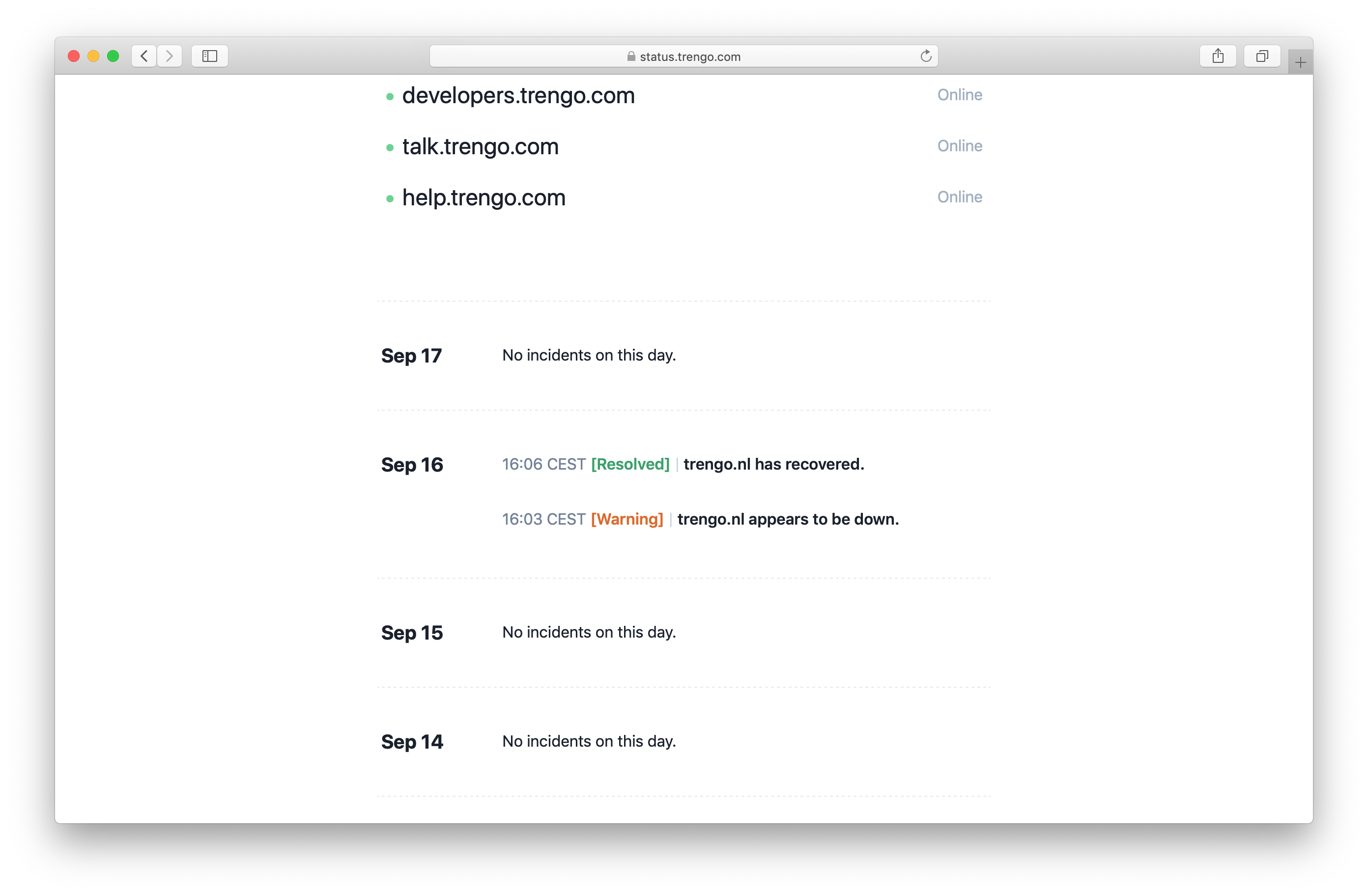 Auto updates example
